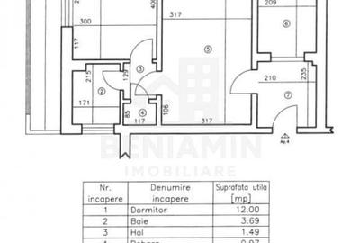 Apartament cu 2 camere semidecomandat în Valea Rosie - 3