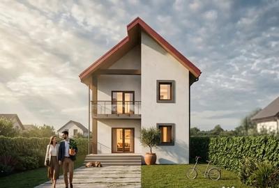 Casă cu 4 camere cu Teren 1700 Mp în Central