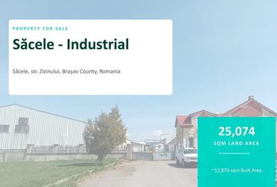 Spațiu industrial, de 13,089.080078125 mp, în Săcele