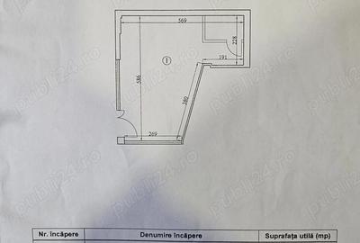 Spațiu comercial, de 26 mp, în Central