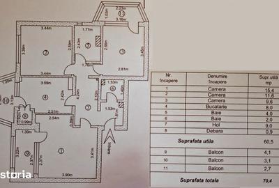 Apartament cu 3 camere în Port
