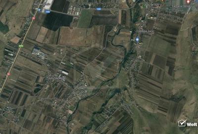 Teren agricol intravilan de 2202 mp, în Jucu de Mijloc - 1