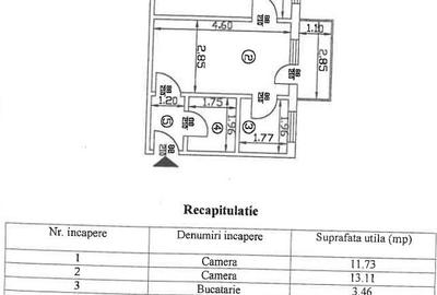 Apartament cu 2 camere nedecomandat în Tătărași - 7