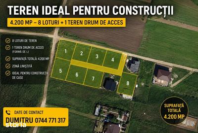 Teren de 4200 mp, în Central