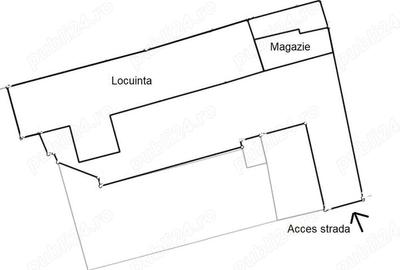 Casă cu 4 camere cu Teren 302 Mp în 23 August - 1
