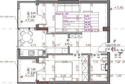 Apartament cu 2 camere semidecomandat în Sopor
