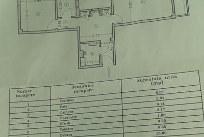 Apartament decomandat în Tei