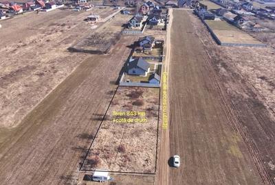 Teren intravilan de 843 mp, în Dumbrava Roșie