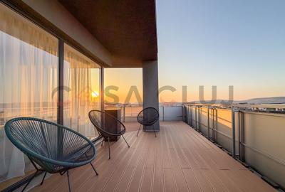 Apartament cu 4 camere semidecomandat, mobilat în Bună Ziua