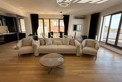 Apartament cu 3 camere semidecomandat, mobilat în Herăstrău