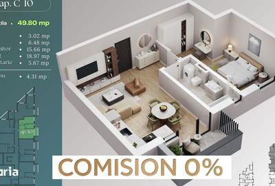 Apartament cu 2 camere în Aradului - 2