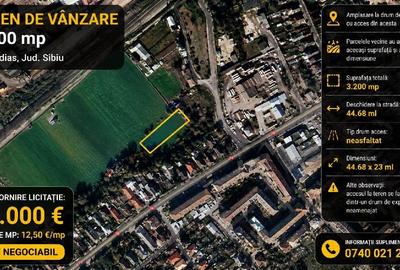 Teren extravilan de 3200 mp, în Vitrometan
