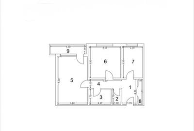 Apartament cu 2 camere în Crângași - 1