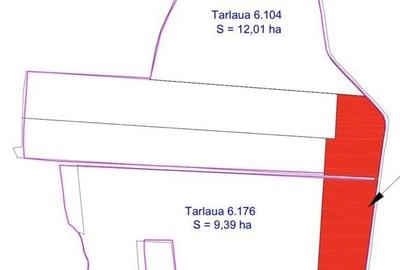 Teren de 214000 mp, în Central