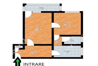 Apartament cu 2 camere decomandat, mobilat în Hipodrom 1 - 7