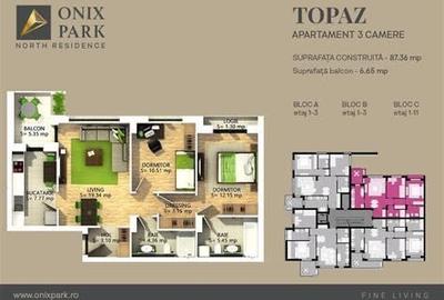 Apartament cu 2 camere decomandat în Pipera - 1