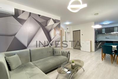 Apartament cu 2 camere semidecomandat, mobilat în Central