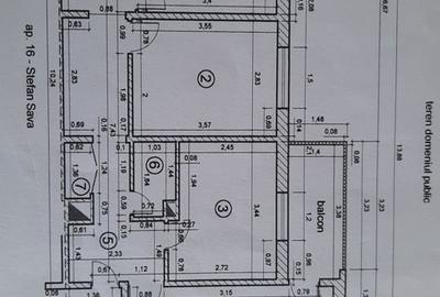 Apartament cu 3 camere decomandat în Central - 1