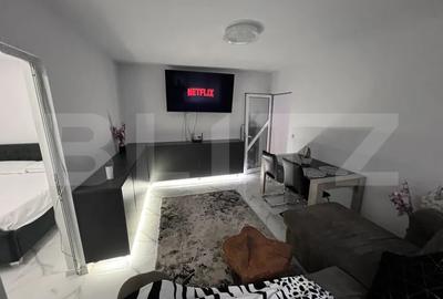 Apartament cu 2 camere semidecomandat, mobilat în Malu Roșu