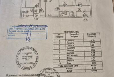 Apartament cu 3 camere semidecomandat în 1 Decembrie 1918