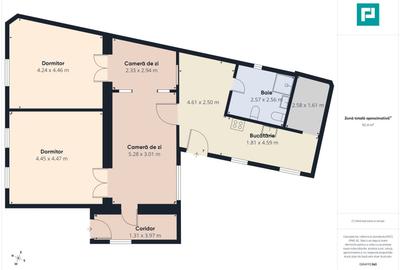 Casă individuală cu 4 camere cu Teren 288 Mp în UTA - 4