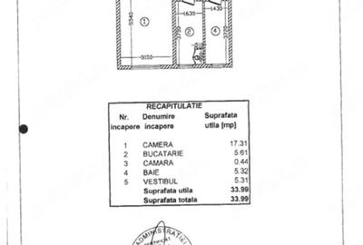 Garsonieră nedecomandată în Militari
