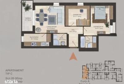 Apartament cu 3 camere decomandat în Pantelimon - 3