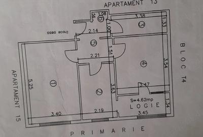 Apartament cu 2 camere decomandat în Central - 1