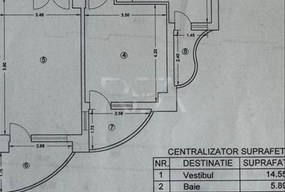 Apartament cu 2 camere decomandat în Centrul Civic