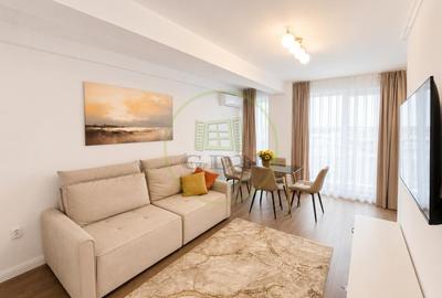 Apartament cu 2 camere semidecomandat, mobilat în Otopeni
