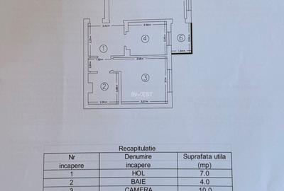 Apartament cu 2 camere decomandat în Canta