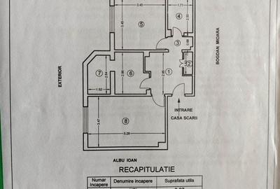 Apartament cu 2 camere decomandat în Central - 12
