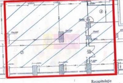Spațiu comercial, de 200 mp, în P-ța Unirii
