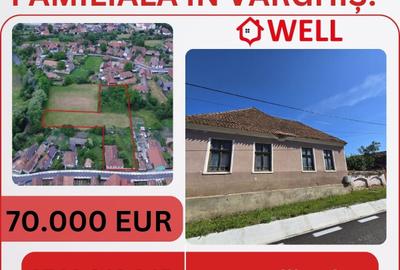 Casă cu 3 camere cu Teren 3599 Mp în Vârghiș