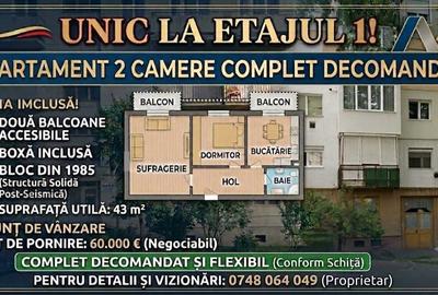 Apartament cu 2 camere decomandat în Central - 2