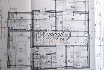 Casă cu 5 camere cu Teren 1000 Mp în Baciu
