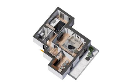 Apartament cu 2 camere în Nicolina - 2