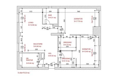 Apartament cu 3 camere decomandat, mobilat în Timpuri Noi