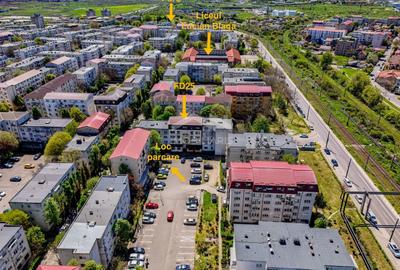 Apartament cu 3 camere decomandat, mobilat în Poarta 6 - 16