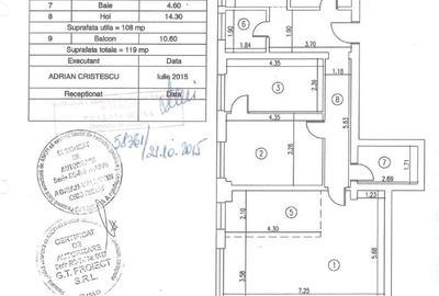 Apartament cu 3 camere, mobilat în Nord