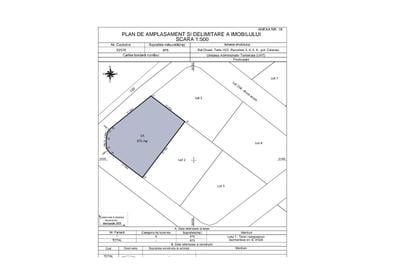 Teren Construcții intravilan de 974 mp, în Frumușani