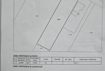 Teren de 1000 mp, în Mărăcineni - 3