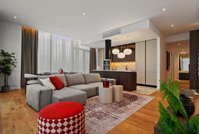 Apartament cu 4 camere semidecomandat, mobilat în Cotroceni