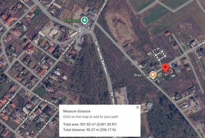 Teren de 600 mp, în Brănești
