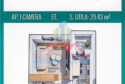 Garsonieră decomandată în Chiajna