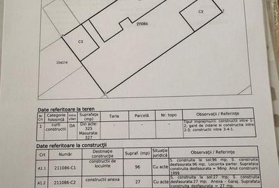 Casă cu 3 camere cu Teren 327 Mp în Central