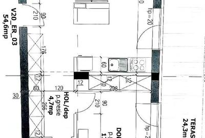 Apartament cu 2 camere în Central