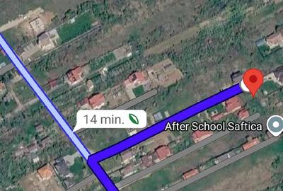 Teren de 500 mp, în Săftica