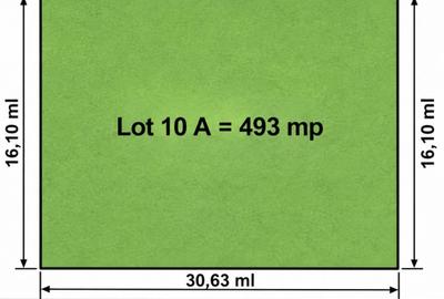 Teren de 480 mp, în Dâmbul Rotund