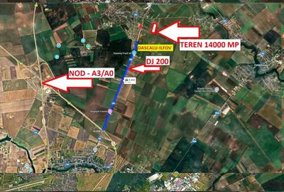 Teren Construcții intravilan de 14000 mp, în Dascălu - 2